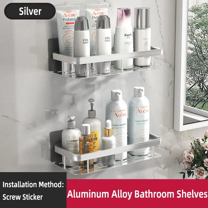 Wall-Mounted Diamond Shower Rack