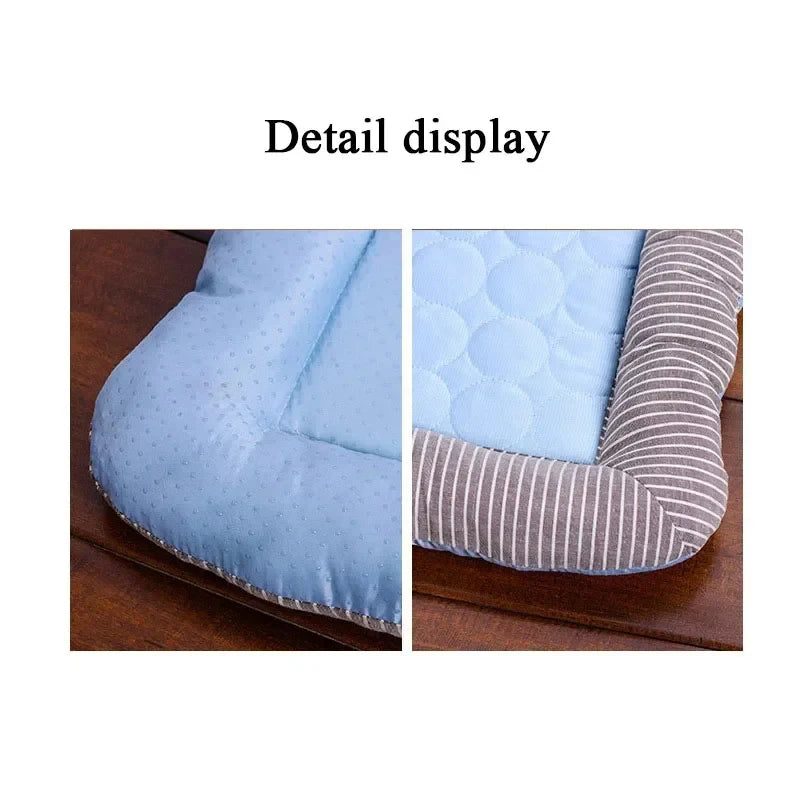 Pet Cooling Mat Ice Silk Summer Bed