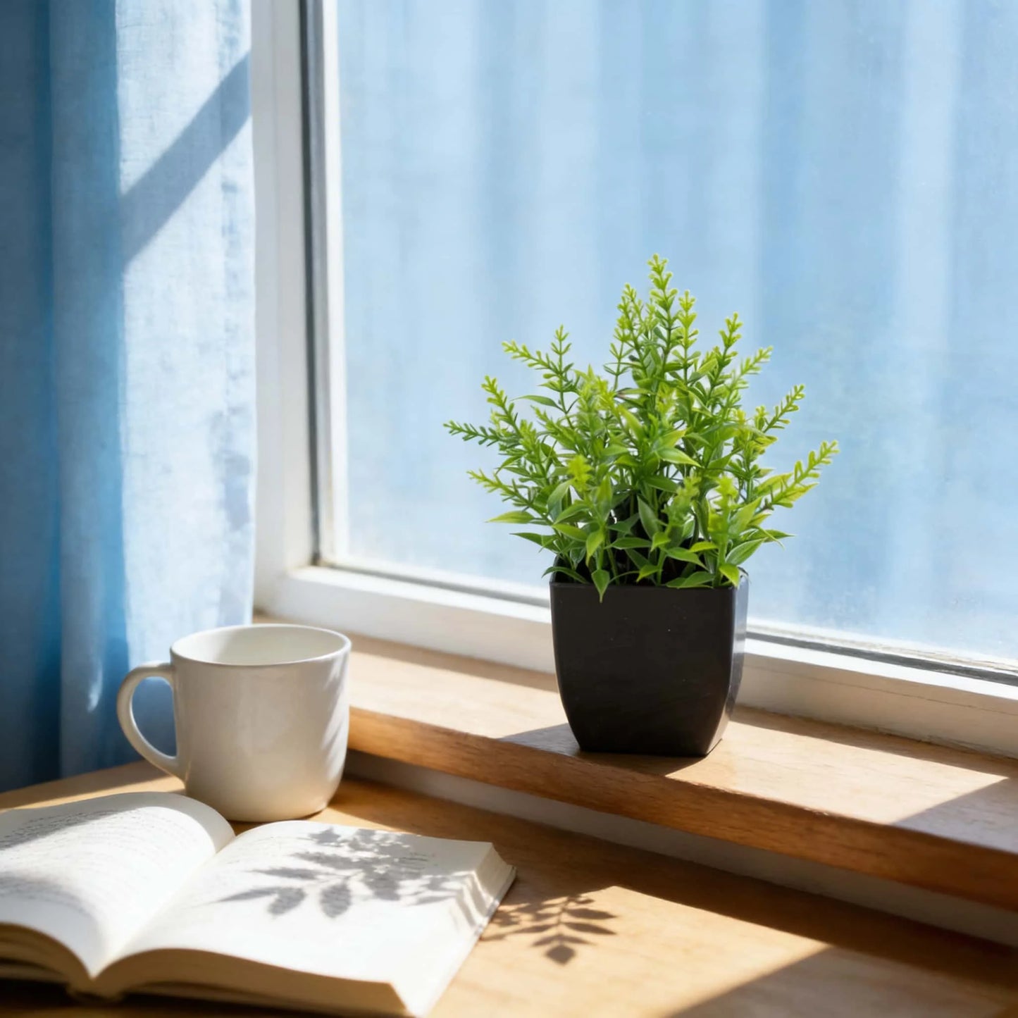 Realistic Faux Eucalyptus Pot Plant