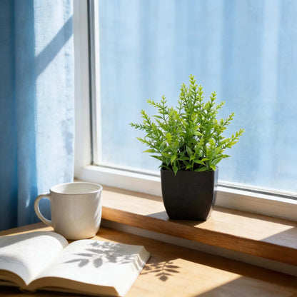 Realistic Faux Eucalyptus Pot Plant
