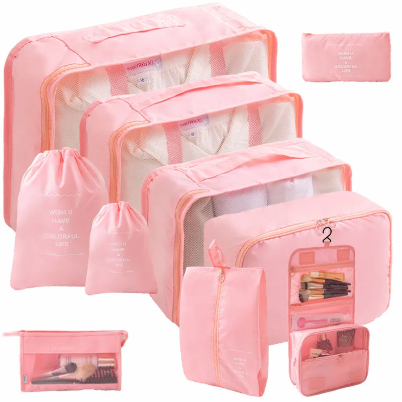 Travel Suitcase Packing Cube Set