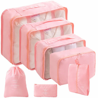 Travel Suitcase Packing Cube Set
