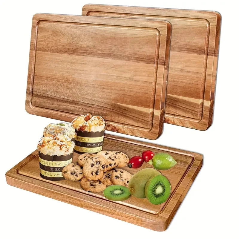 Beech & Walnut Wooden Cutting Board
