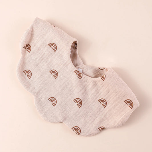 Muslin Baby Bib (6–36 Months) – Ultra Soft Absorbent Cotton Drool & Feeding Bib for Babies and Toddlers & Feeding Saliva Towel