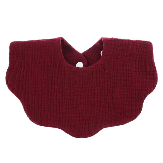 Muslin Baby Bib (6–36 Months) – Ultra Soft Absorbent Cotton Drool & Feeding Bib for Babies and Toddlers & Feeding Saliva Towel