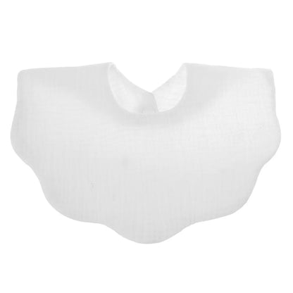 Muslin Baby Bib (6–36 Months) – For Drooling & Feeding – Ultra Soft Absorbent Cotton Bib for Babies & Toddlers with Snap Closure