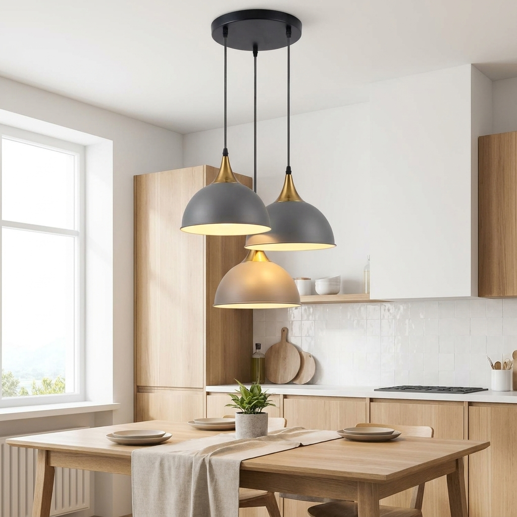 3-Light Pendant Light for Kitchen & Dining Room styled lifestyle image
