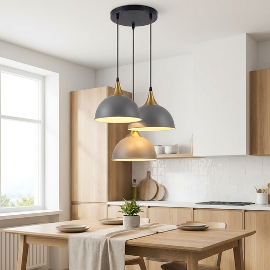 3-Light Pendant Light for Kitchen & Dining Room styled lifestyle image