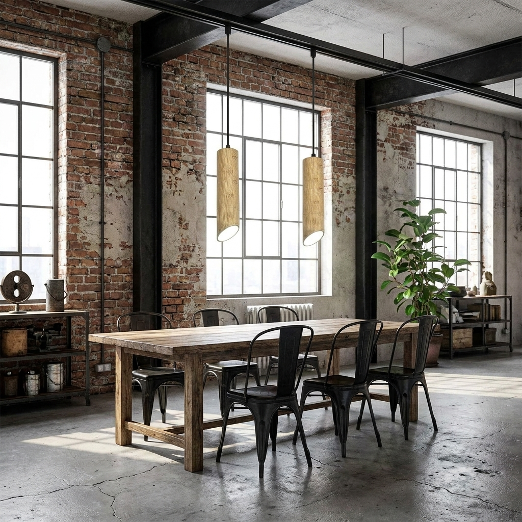 Nordic Wooden Tube Pendant Light - 470mm / Cool White / 2 Pack styled lifestyle image