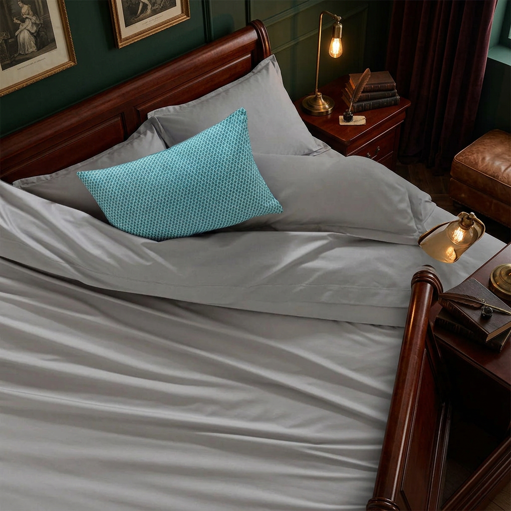 Housse de couette grise Souris styled lifestyle image