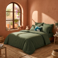 Housse de couette vert kaki styled lifestyle image