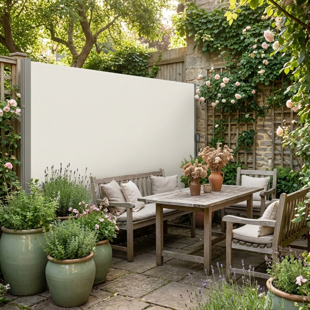 VEVOR Retractable Side Awning styled lifestyle image