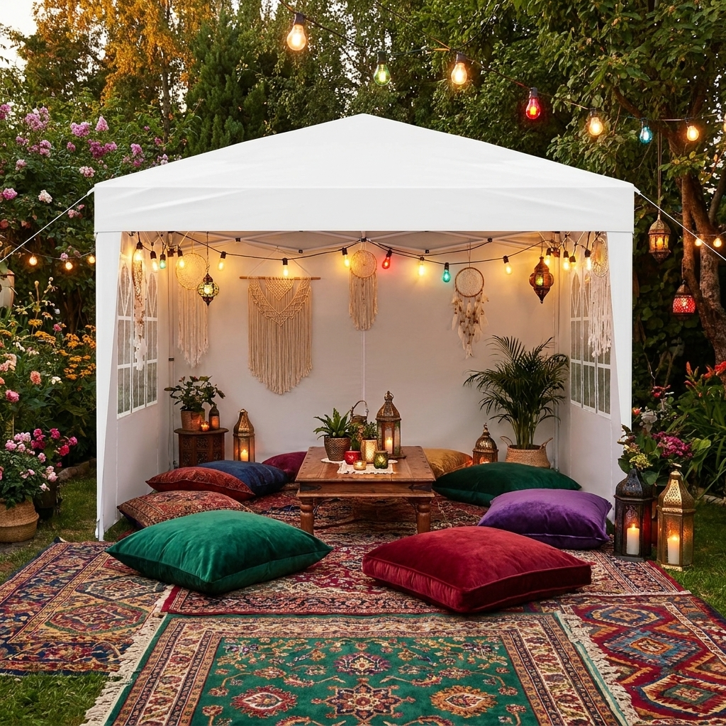 VEVOR Pop Up Canopy styled lifestyle image
