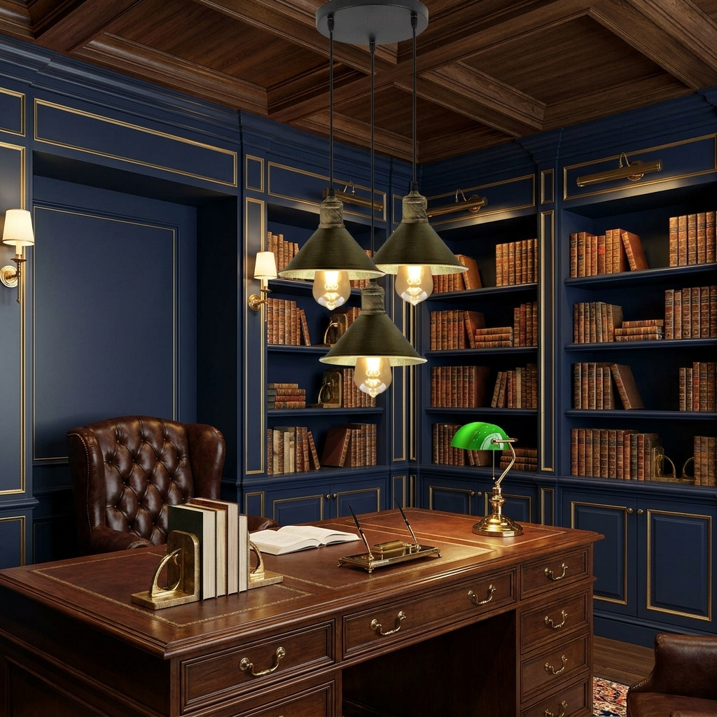 3 Head Pendant Light Chandelier - lifestyle scene