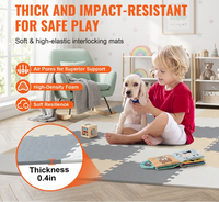 Kids play mat in nursery playroom scene