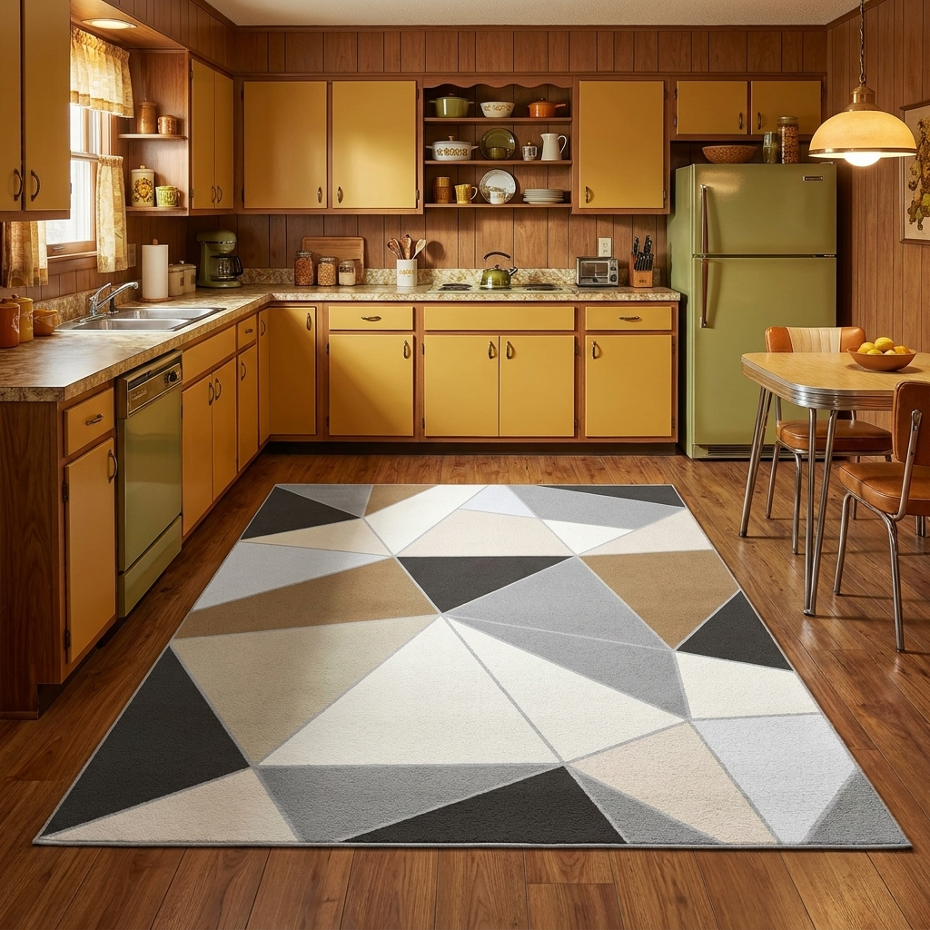 VEVOR Area Rug 5x7 ft Charcoal Grey - lifestyle