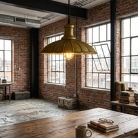 Vintage Industrial Pendant Light Hanging Retro Lamp - lifestyle scene