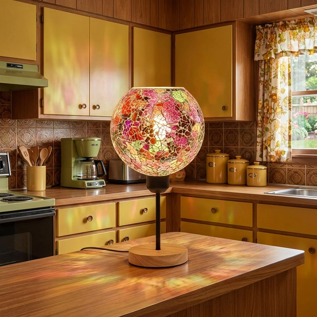 Mosaic Glass Table Lamp
