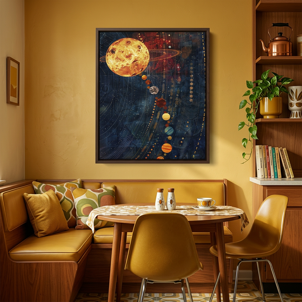 Solar System Canvas Art Print