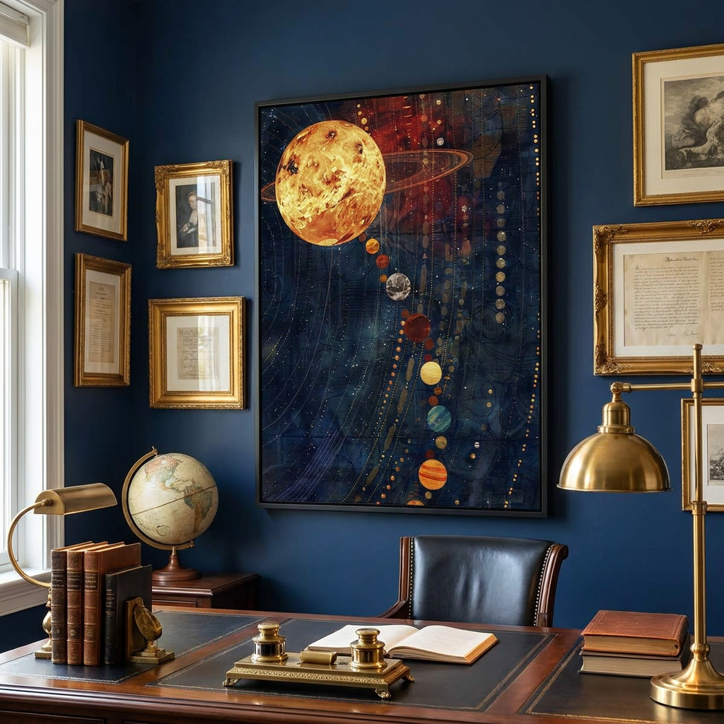 Solar System Canvas Art Print