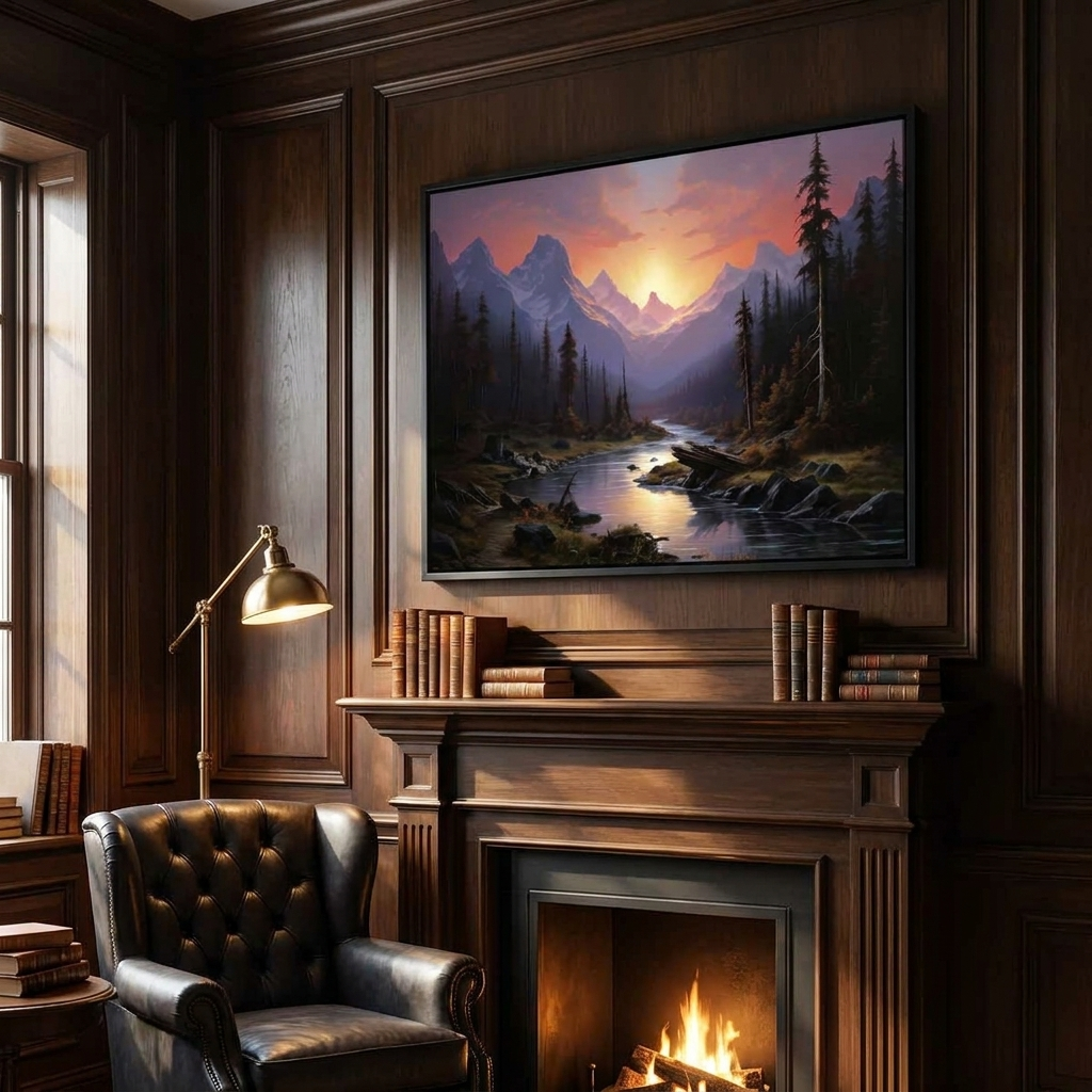 Sunrise Landscape  Canvas Art Print