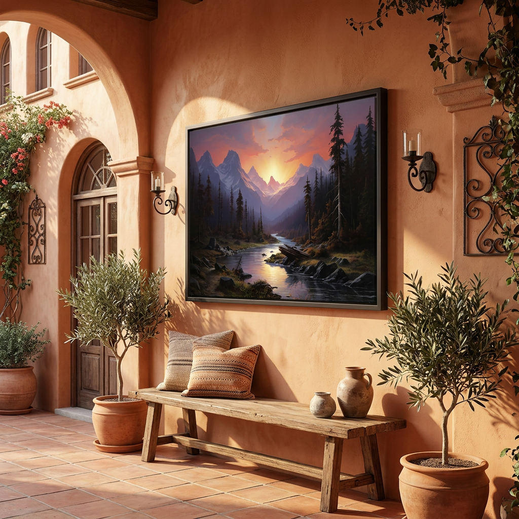 Sunrise Landscape  Canvas Art Print