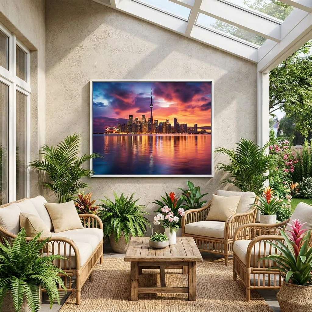 Toronto Art Canvas Art  Print Painting