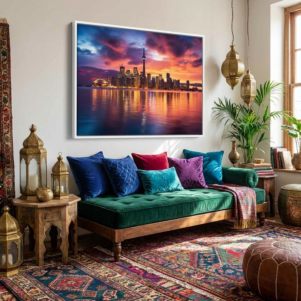 Toronto Art Canvas Art  Print Painting