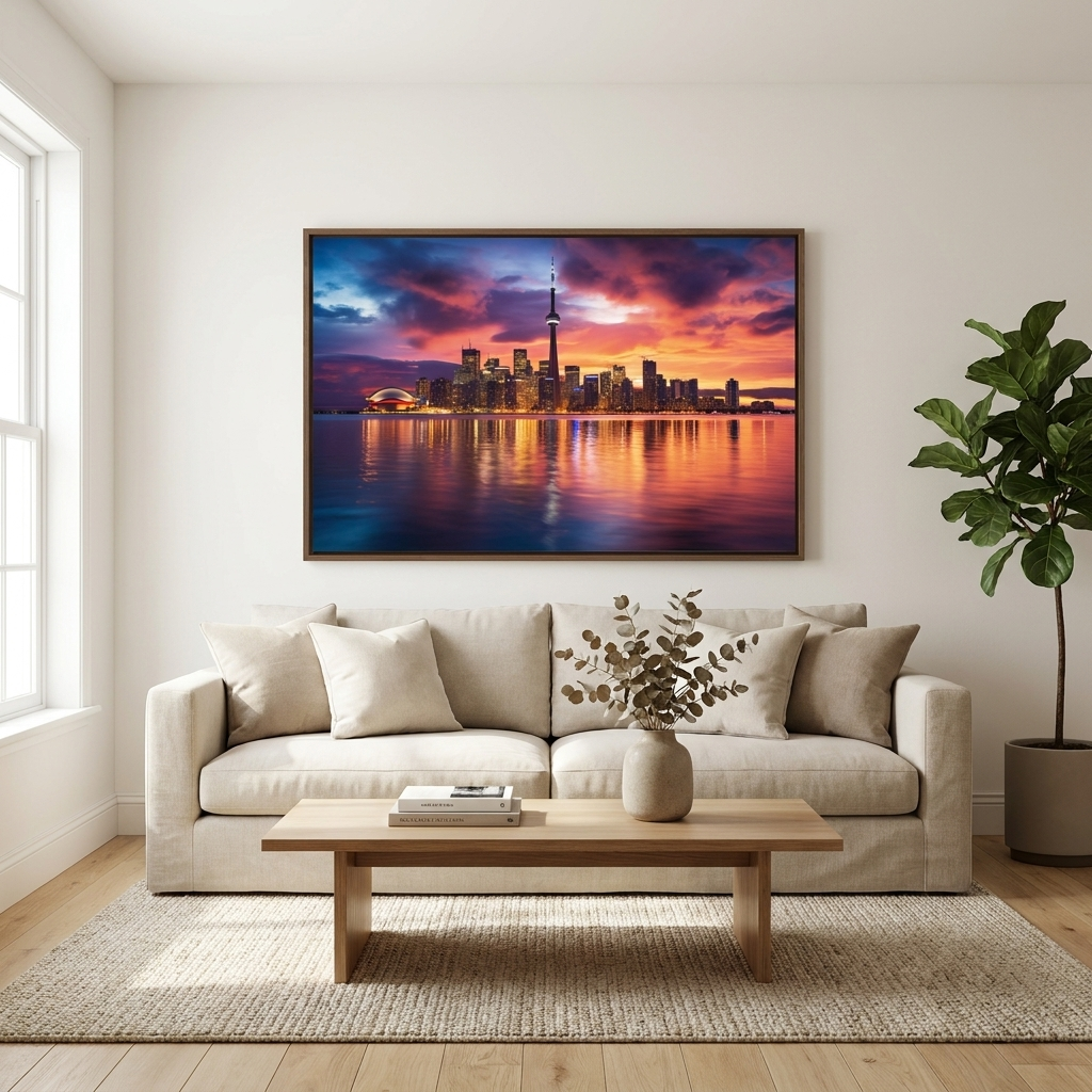 Toronto Art Canvas Art  Print Painting
