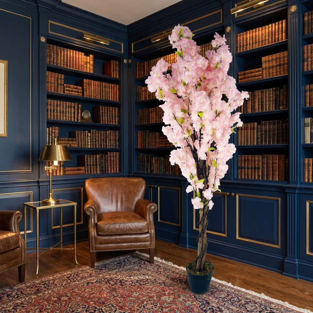 Artificial Pink Blossom Tree