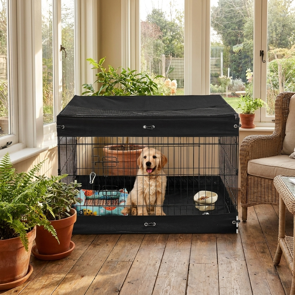 VEVOR Dog Playpen lifestyle scene