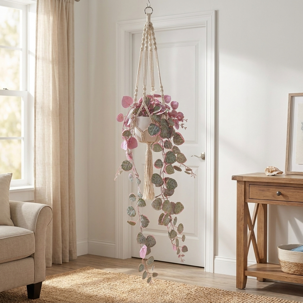 90cm Artificial Trailing String of Hearts Plant