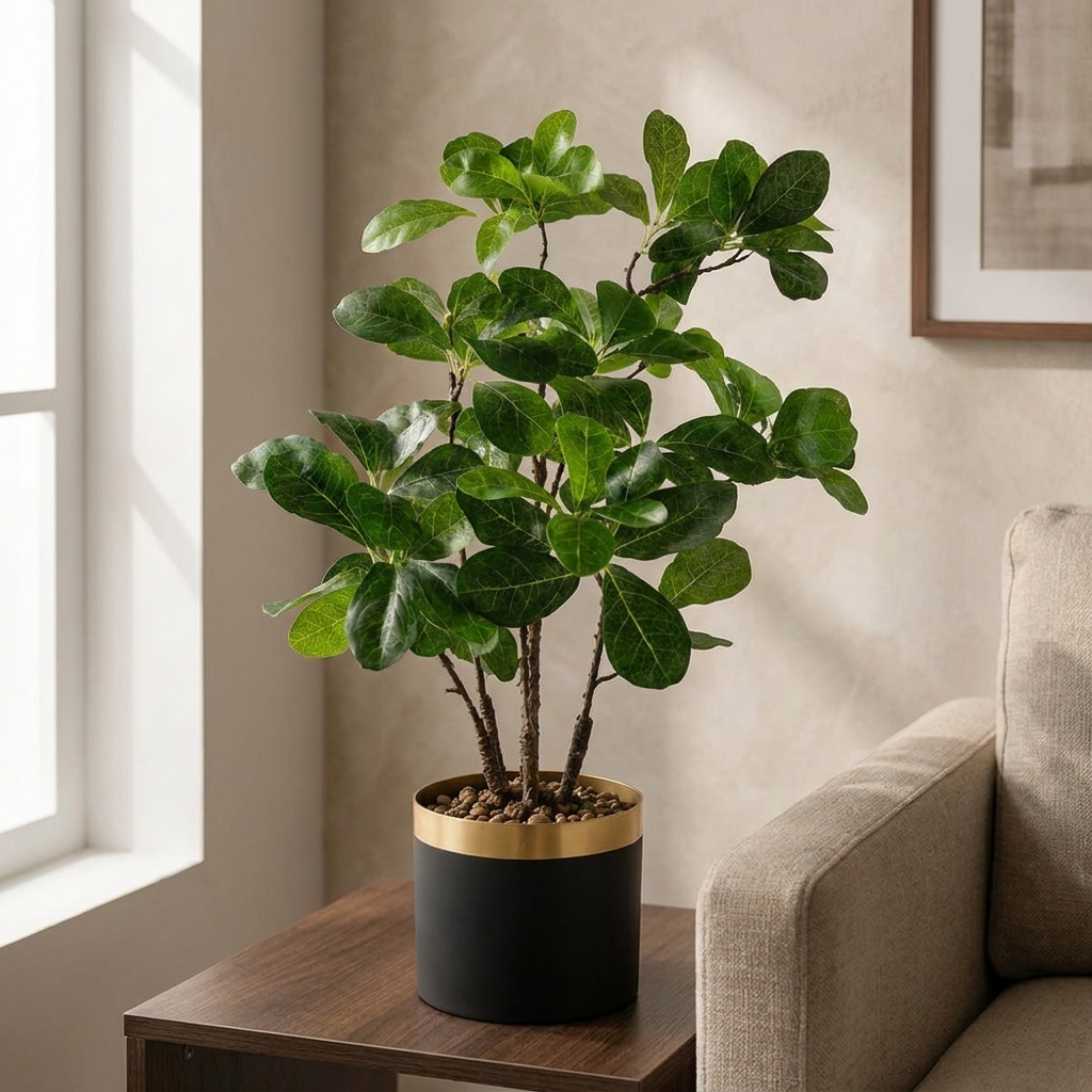 60cm Artificial Tropical Bonsai Ficus Tree - Premium Quality