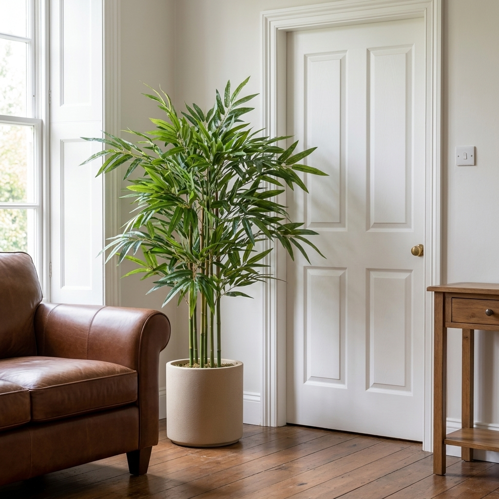 90cm Artificial Bamboo Plant, Extra-Wide Leaves