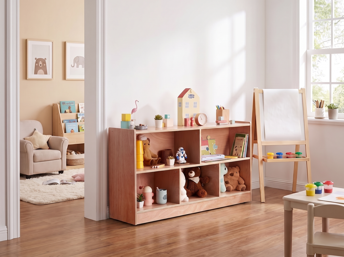 Mobile Cubby Tray Storage Cabinet - Wherever the activity is happening