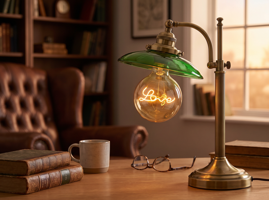 Vintage LED Edison Bulb - home office lifestyle
