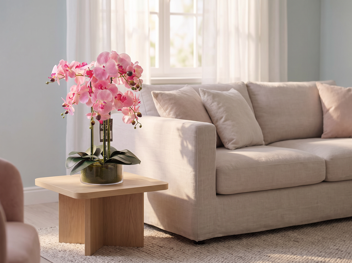 A softer palette for a considered room