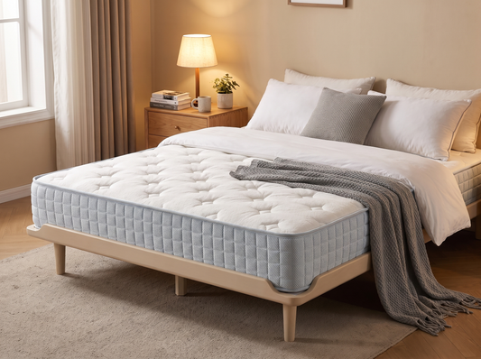 Good Nite Memory Foam Spring Hybrid Mattress - guest bedroom